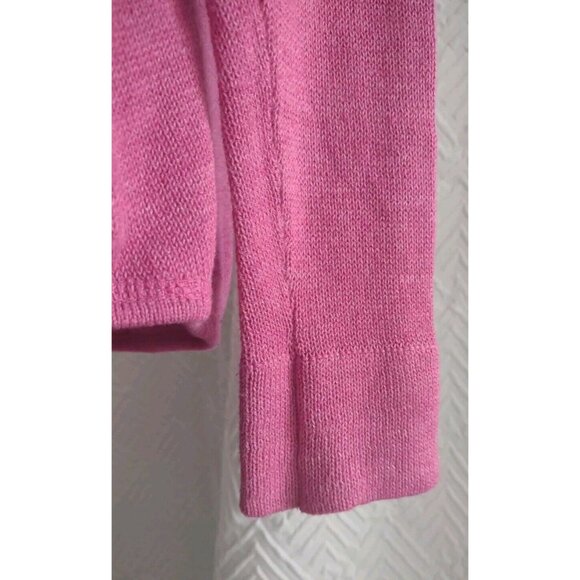 Bongo Size L Sweater Long Sleeve Pink Pullover ~ Embroidery detail ~ EUC! - Picture 8 of 10